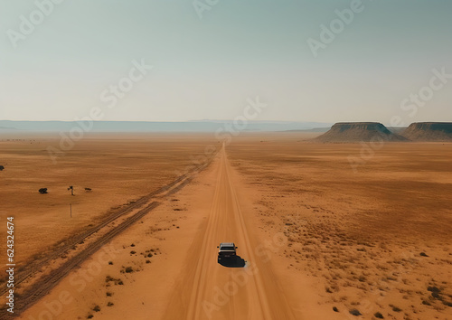 road in desert