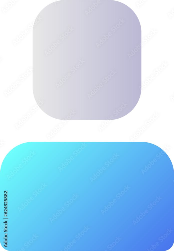 User pixel perfect flat gradient two-color ui icon. Social network member. Personal information. Simple filled pictogram. GUI, UX design for mobile application. Vector isolated RGB illustration User pixel perfect flat gradient two-color ui icon. Social network member. Personal information. Simple filled pictogram. GUI, UX design for mobile application. Vector isolated RGB illustration
