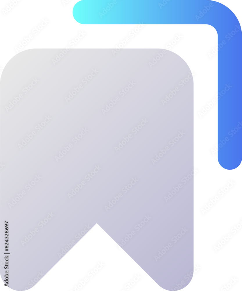 Saved messages pixel perfect flat gradient two-color ui icon. Selected chat history. Messenger feature. Simple filled pictogram. GUI, UX design for mobile application. Vector isolated RGB illustration Saved messages pixel perfect flat gradient two-color ui icon. Selected chat history. Messenger feature. Simple filled pictogram. GUI, UX design for mobile application. Vector isolated RGB illustration