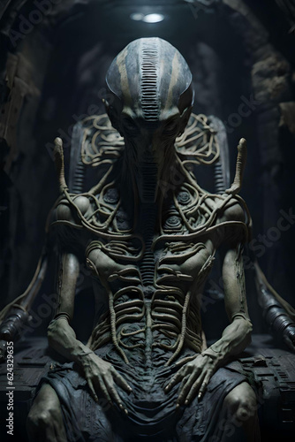 Imágenes de Alienígencas generadas por ordenador.