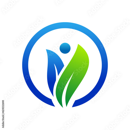 Natural health logo design