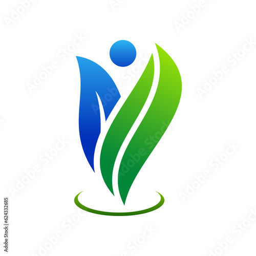 Natural health logo design