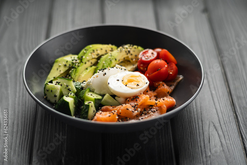 Foto Balanced diet, cooking, culinary and food concept