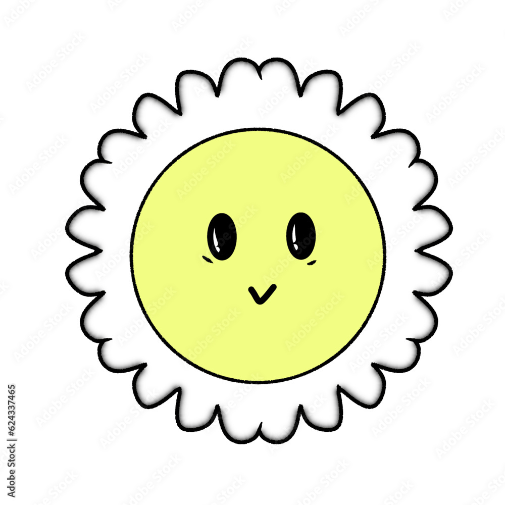 happy smiley flower happy smiley flower