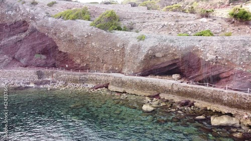 Estellencs beach in Majorca island photo