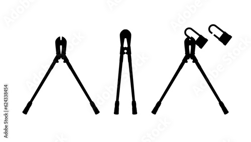 Bolt Cutter silhouette photo