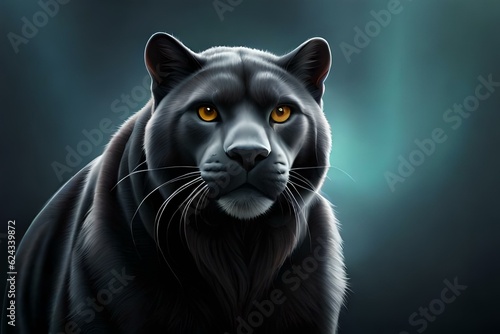 black and white tiger generated by AI technology