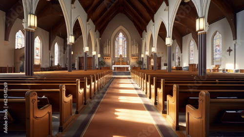 church interior. christian architecture