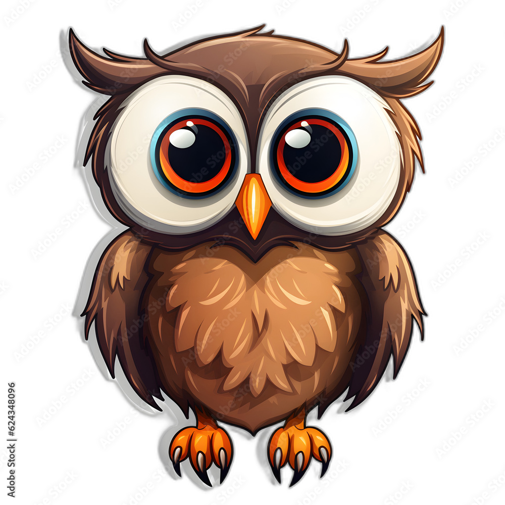 owl on  eagle, Transparent background