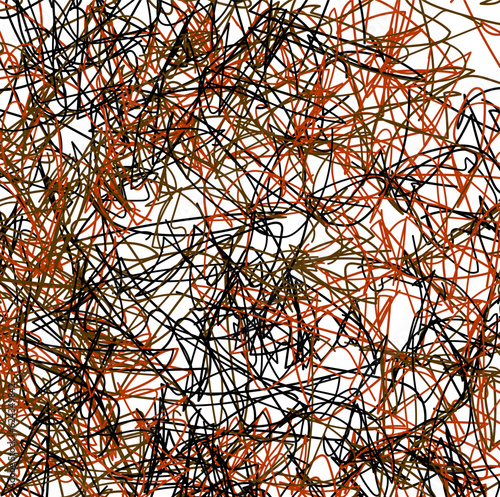 red and black background with bunch of tangled wires