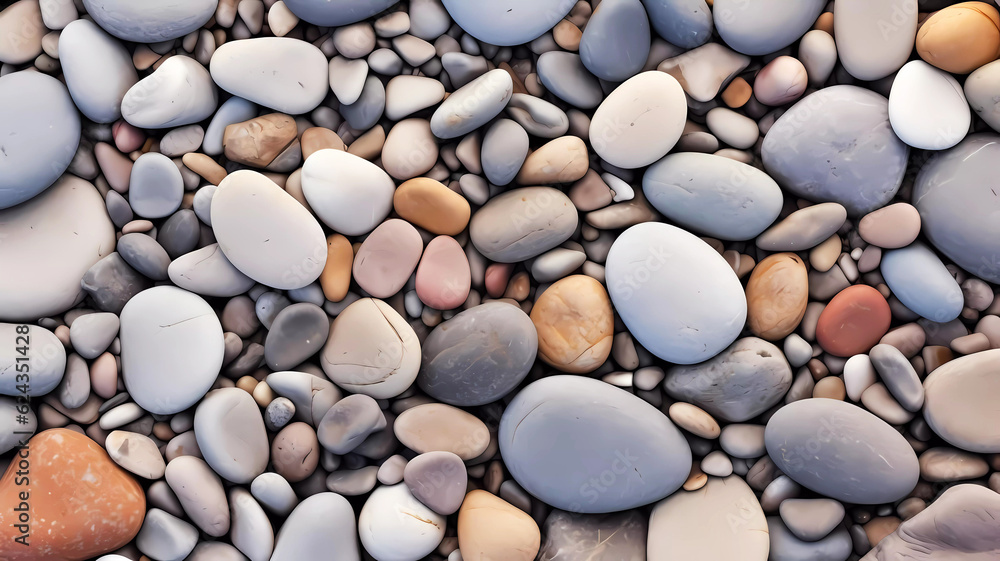 Pebble stones background. Generative ai design. Pebble stones background. Generative ai design.