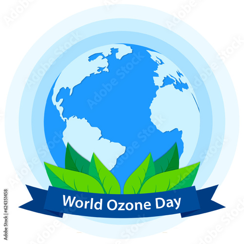 International day for the preservation of the ozone layer, 16 September. World ozone day concept design. Banner, poster, card and background template. Vector illustration