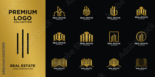 Set Premium Collection Real Estate Logo Design