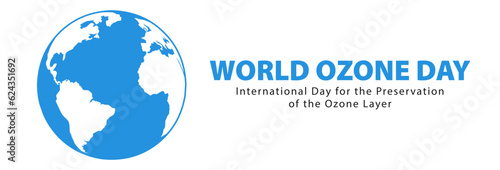 International day of preservation of the ozone layer, September 16th. World ozone day concept design. Vector illustration