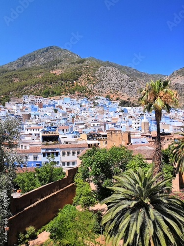 view of Chefchaouen city Morocco © nzahalife