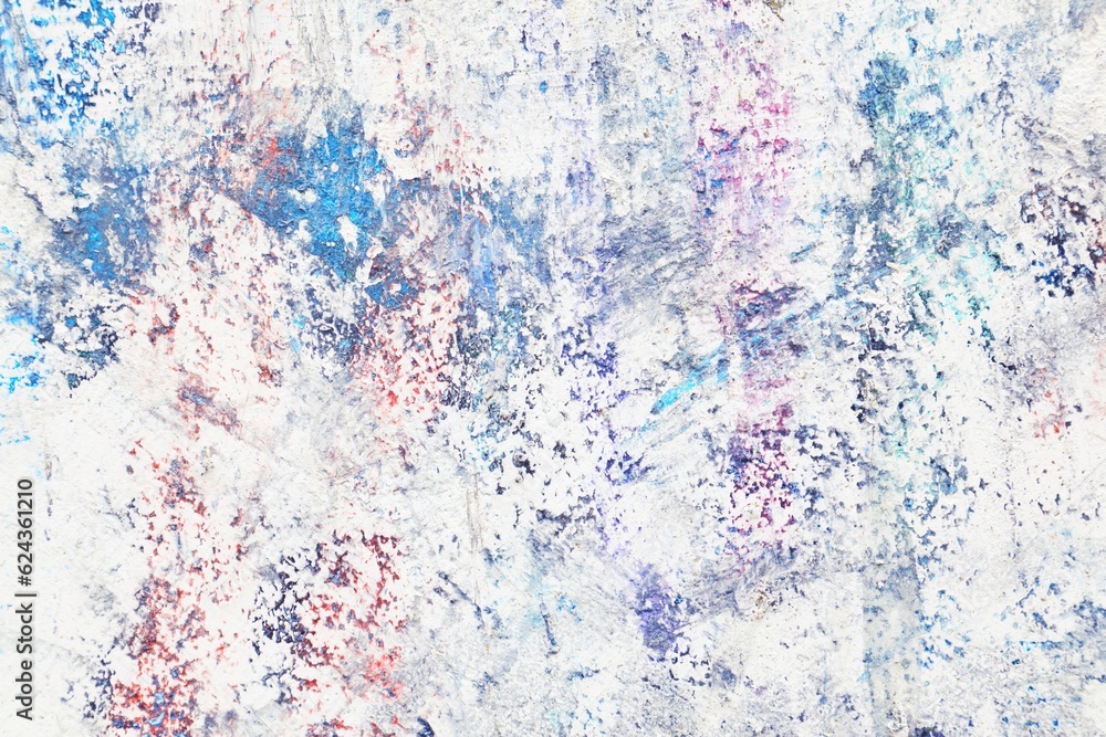 Fototapeta premium Grunge wall background. Layers of paint. Scratched paint layers weathered texture.