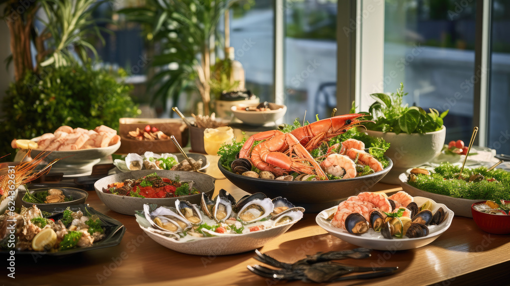 Epicurean Extravaganza: Luxurious Seafood Buffet at a Fine Dining Haven Epicurean Extravaganza: Luxurious Seafood Buffet at a Fine Dining Haven