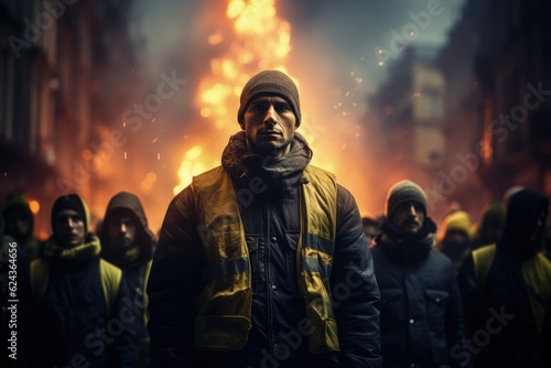 Color Revolution, protests in France, yellow vests