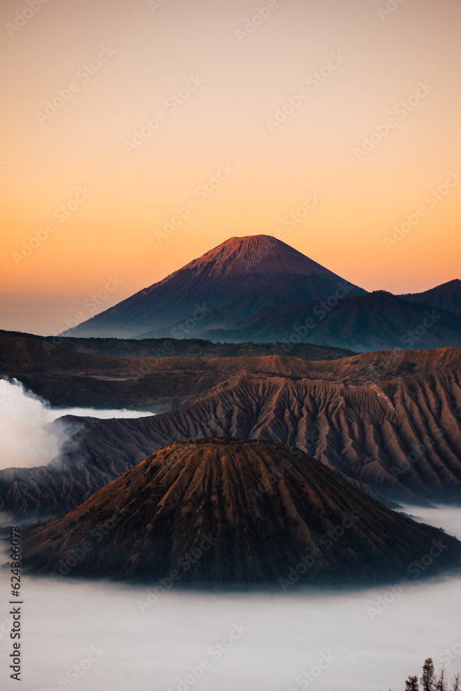 mountain at sunset