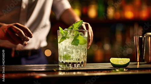 Mixology Artistry: Crafting a Classic Caipirinha with Precision and Flair