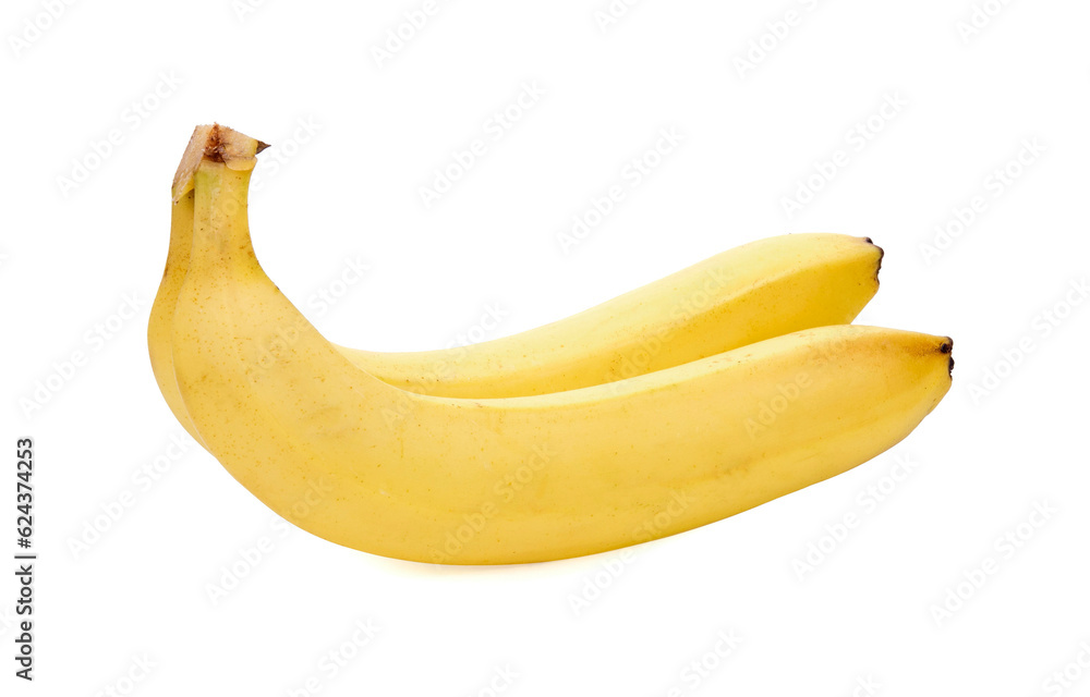 fresh banana isolated on white background. fresh banana isolated on white background.