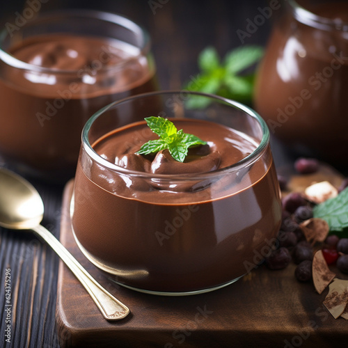 Chocolate pudding generative AI