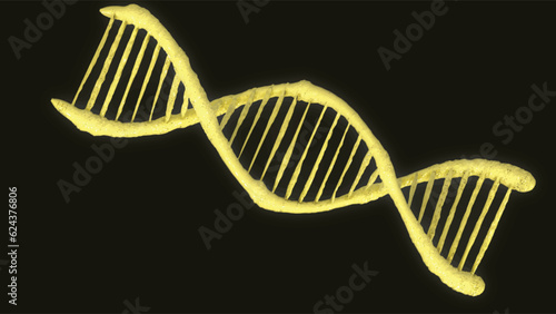 Abstract DNA stand structure. DNA double helix molecules. Medical science background.