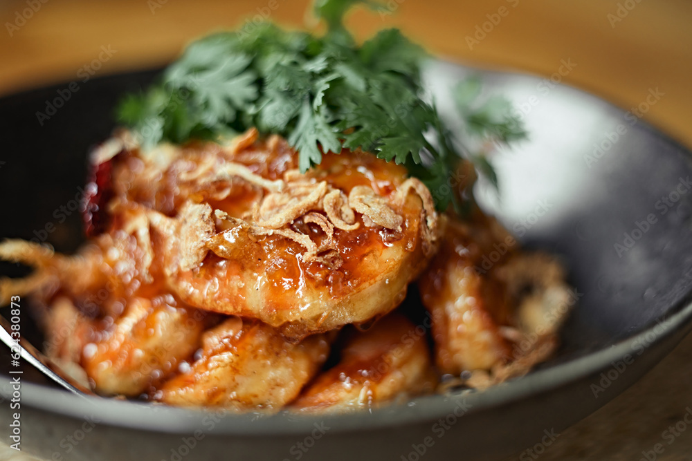Fried Shrimp with Tamarind Sauce Fried Shrimp with Tamarind Sauce