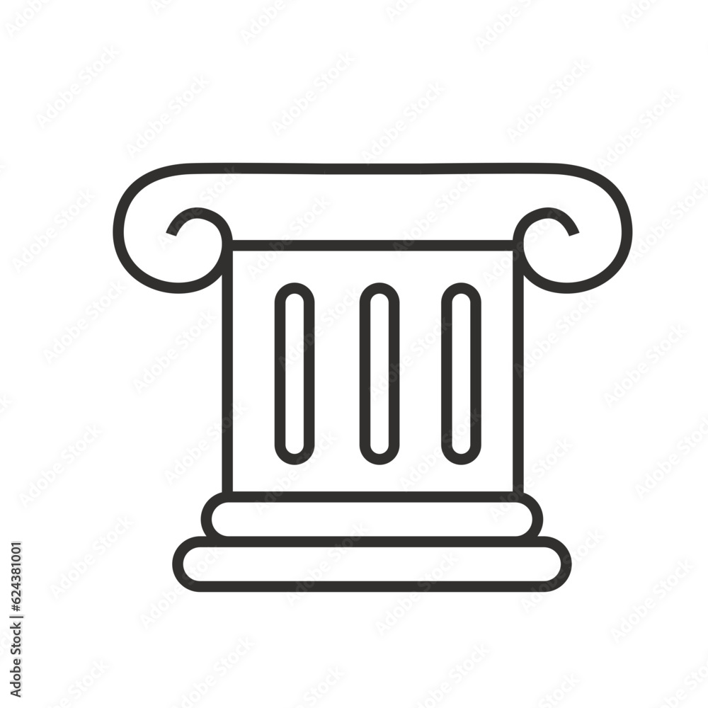 Ancient Greek Icon Set_Pillar Ancient Greek Icon Set_Pillar