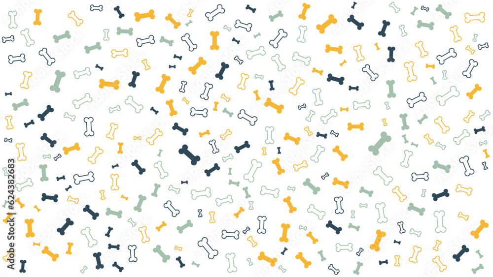 Obraz premium background with bones