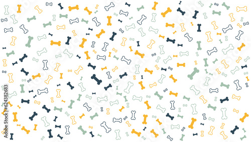 background with bones