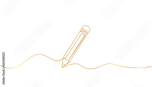 pencil line art style eps 10