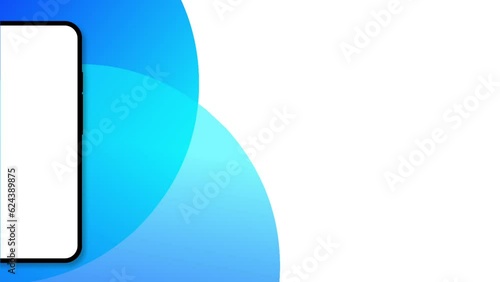 Phone mockup template animation