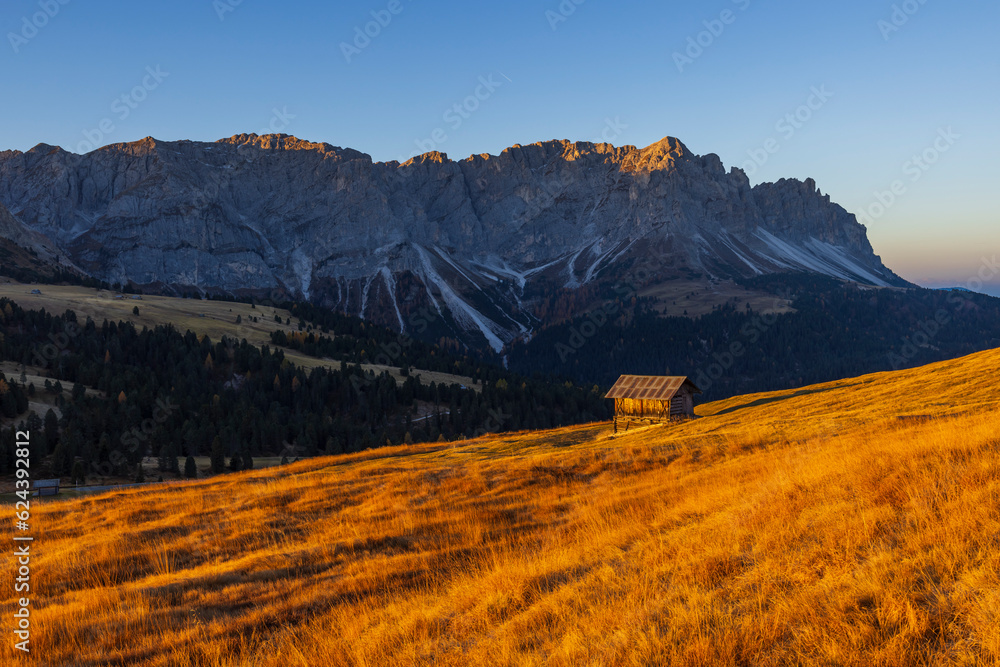 Peitlerkofel Mountain, Dolomiti near San Martin De Tor, South Tyrol, Italy