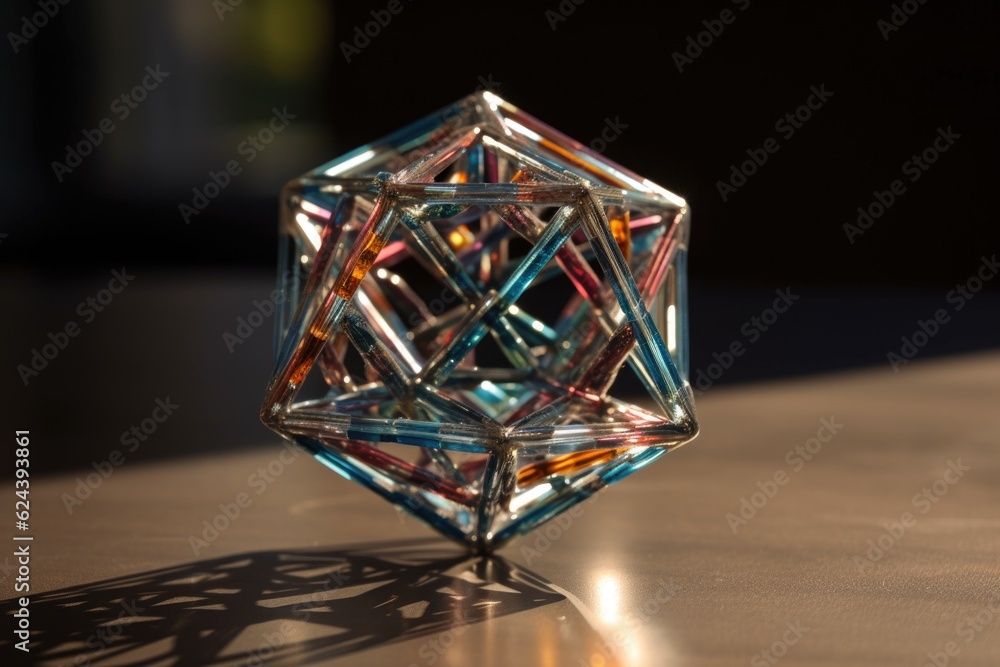 a crystal with an infinite number of rotational symmetries, created with generative ai a crystal with an infinite number of rotational symmetries, created with generative ai