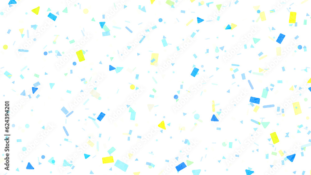 Confetti Background. Festive Backdrop. Party Design With Colorful Confetti Illustration
