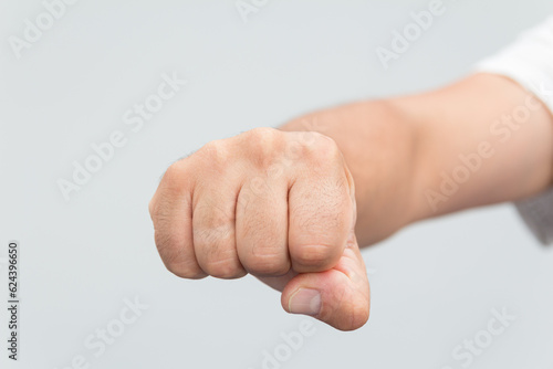fist of the person