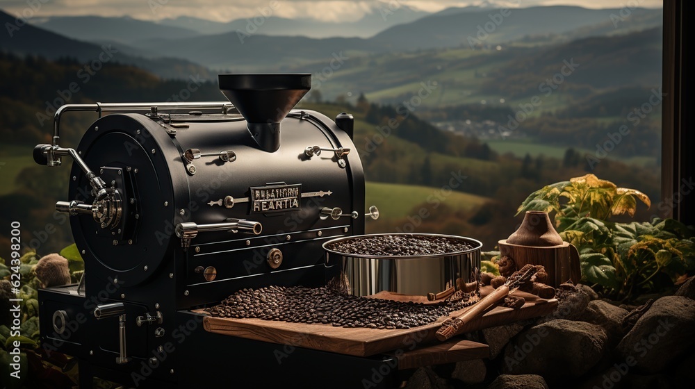 Brown Roasted Coffee Beans view