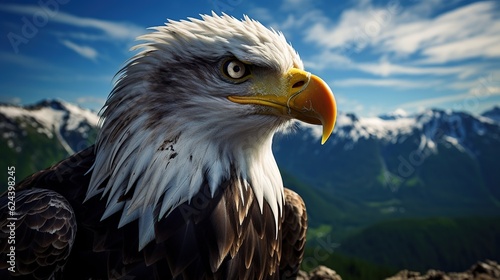 Big Eagle wildlife bird AI generated image