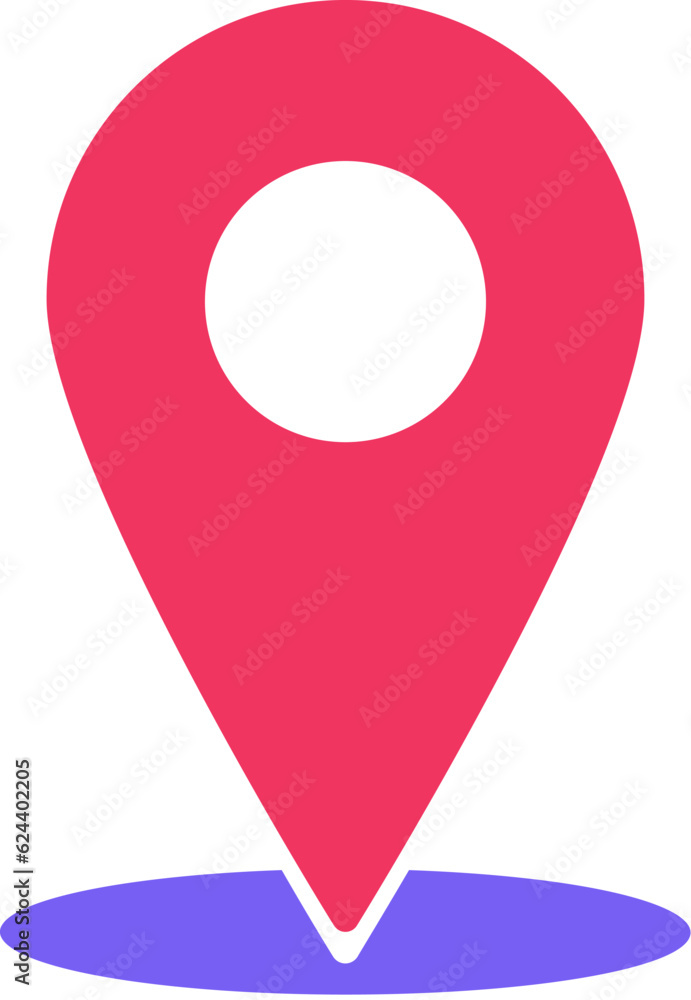 Solid Camping Map Pointer Simple Flat Icon Solid Camping Map Pointer Simple Flat Icon