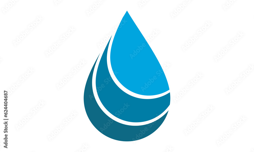 icon water drop logo