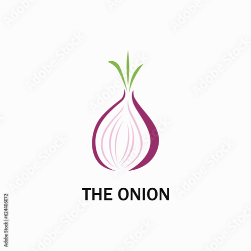 Onion Logo Template Vector Illustration