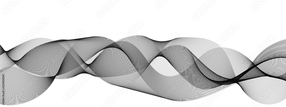 Abstract grey smooth element swoosh speed wave modern stream background ...
