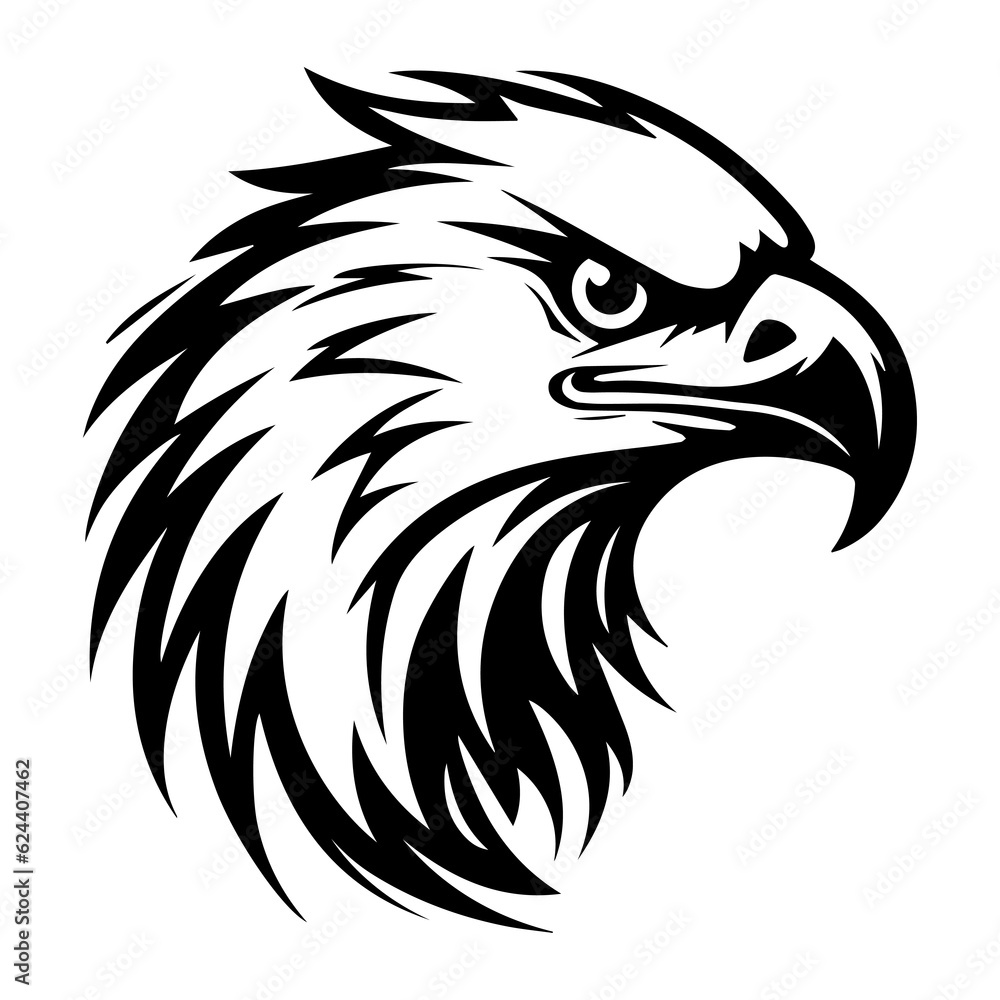 eagle head vector