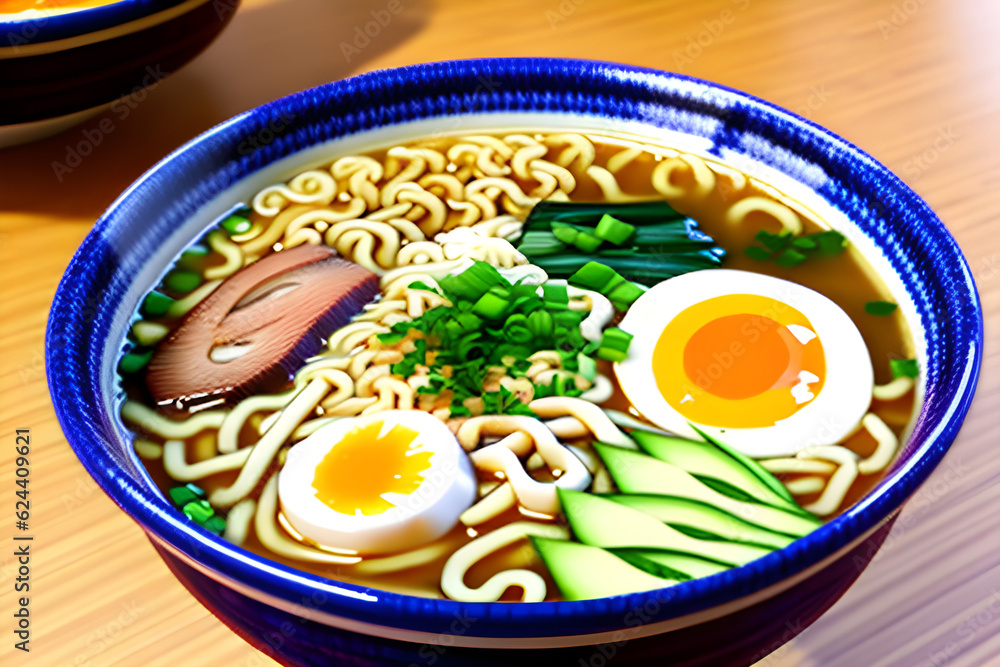 A bowl of ramen. Generative AI A bowl of ramen. Generative AI