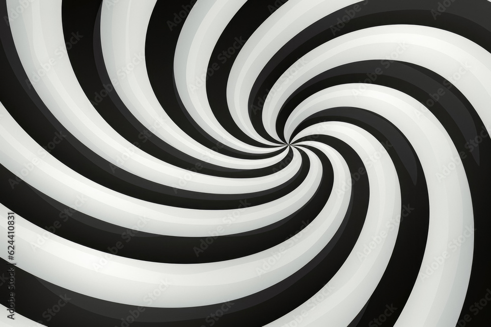 Hypnotic Black And White Diverse Swirls Created With Artificial Intelligence Hypnotic Black And White Diverse Swirls Created With Artificial Intelligence