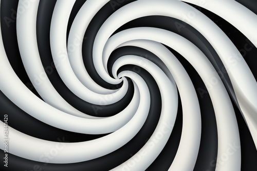 Hypnotic Black And White Diverse Swirls Created With Artificial Intelligence