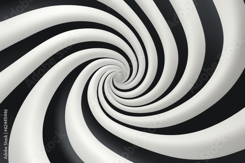 Hypnotic Black And White Diverse Swirls Created With Artificial Intelligence