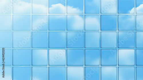 Blue Sky background ,abstract with Gradient in empty room studio ,background for product presentation.