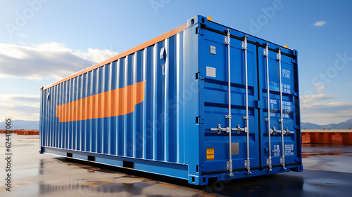 shipping transport container Generative Ai